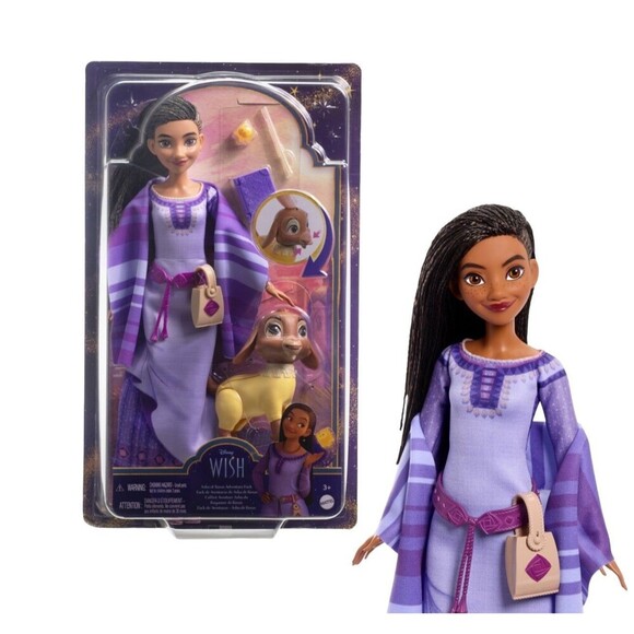 Disney WISH Asha Of Rosas Adventure Pack Fashion Doll - Picture 1 of 5